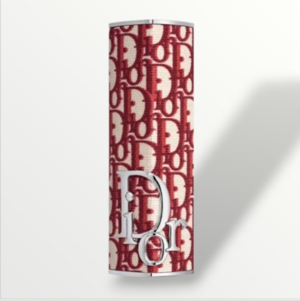 Dior Lipstick Case in Red and Cream Monogram